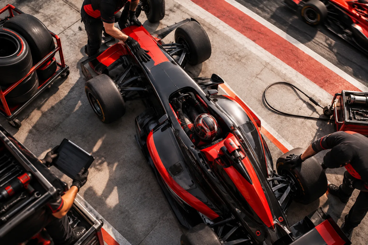 Dubai Autodrome Test Day (Race Cars)